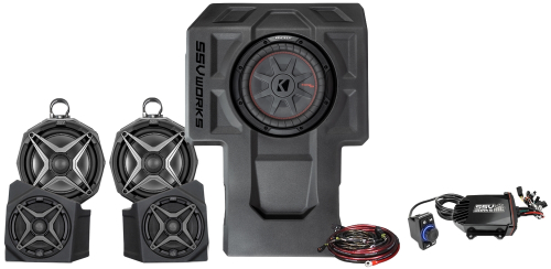 SSV Works - SSV Works Plug and Play 5 Speaker Kit with 8in. Pods - 220-KX-Q5XA2