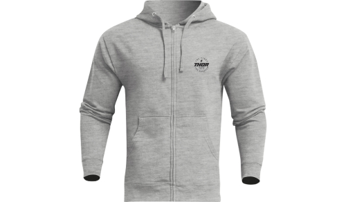 Thor - Thor Stadium Zip Up Hoodie - 3050-6330 - Heather Gray - 4XL