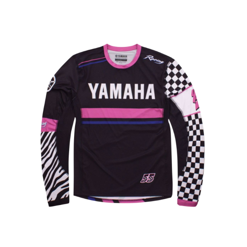 Yamaha Collection - Yamaha Collection Yamaha Performance Long Sleeve Shirt - NP21A-M1948-S - Black/Pink - Small