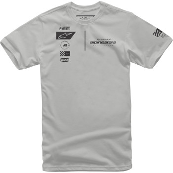 Alpinestars - Alpinestars Position T-Shirt - 1212-7203419-M - Silver - Medium