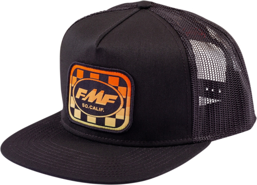 FMF Racing - FMF Racing Faded Checkers Hat - SP22196907BKOS - Black - OSFA