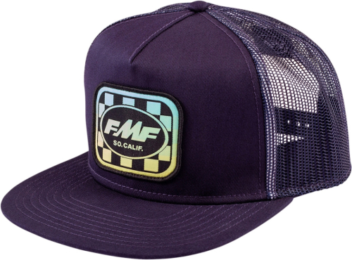 FMF Racing - FMF Racing Faded Checkers Hat - SP22196907NVOS - Navy - OSFA