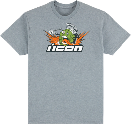 Icon - Icon Grenadier T-Shirt - 3030-21953 - Gray - 2XL
