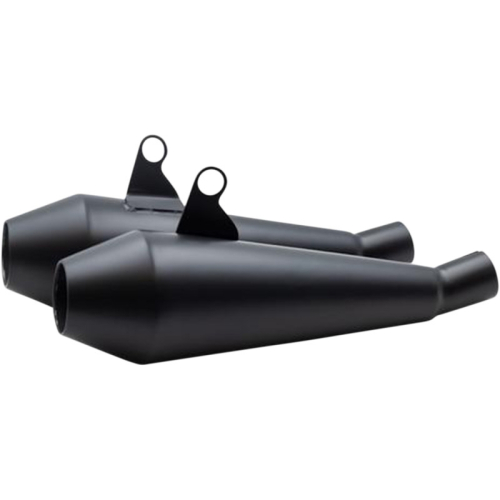 British Customs - British Customs Shorty Predator Pro Muffler - Black - BC902-111-V2-B