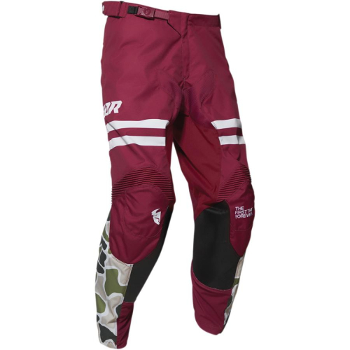 Thor - Thor Pulse Fire Pants - 2901-8453 - Black/Maroon - 28