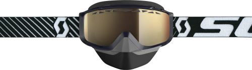 Scott USA - Scott USA Split OTG Snowcross Goggles - 268197-0001245 - Black / Light Sensitive Bronze Chrome Lens - OSFM