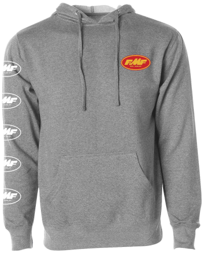 FMF Racing - FMF Racing Legacy Pullover Fleece - FA8121901-HGR-SM - Heather Gray - Small