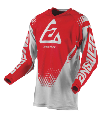 Answer - Answer Syncron Air Drift Jersey - 0409-0931-5751 - Fog/Bright Red - X-Small