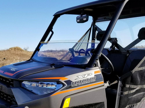 Spike Powersports - Spike Powersports Half Windscreen - Clear - 77-9850