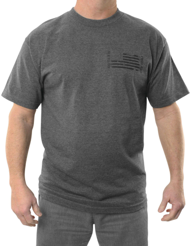 Outlaw Threadz - Outlaw Threadz Dont Tread On Me T-Shirt - MT138-2XL - Charcoal - 2XL