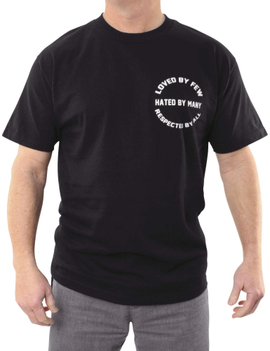 Outlaw Threadz - Outlaw Threadz Loved By Few Tee - MT137-2XL - Black - 2XL