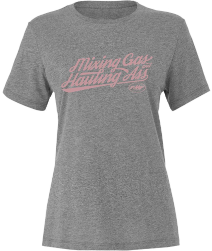 FMF Racing - FMF Racing Mix It Up Womens T-Shirt - HO8418900-HGR-WLG - Heather Gray - Large