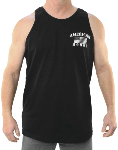 Outlaw Threadz - Outlaw Threadz American Honor Tank - MTK17-2XL - Black - 2XL