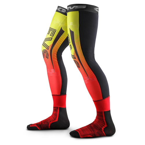 EVS - EVS Tug Fusion Youth Sock/Sleeve Combo - FSN-HIVIZ/R-Y - Hi-Viz/Red - 4-7