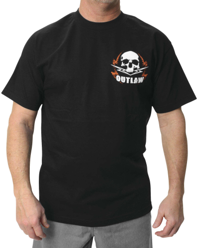 Outlaw Threadz - Outlaw Threadz Rage Tee - MT140-2XL - Black - 2XL