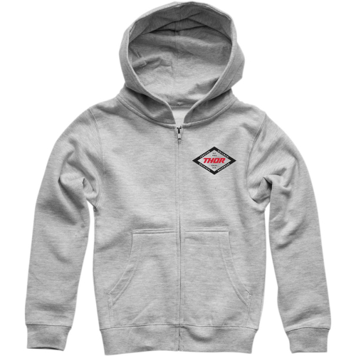Thor - Thor Namesake Youth Zip-Up Hoody - 3052-0504 - Heather - X-Large