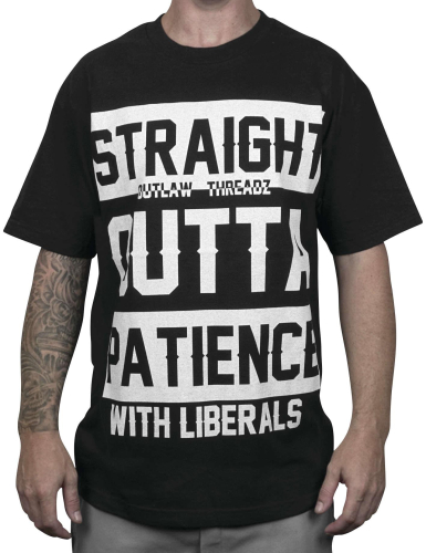 Outlaw Threadz - Outlaw Threadz Patience Tee - MT152-2XL - Black - 2XL