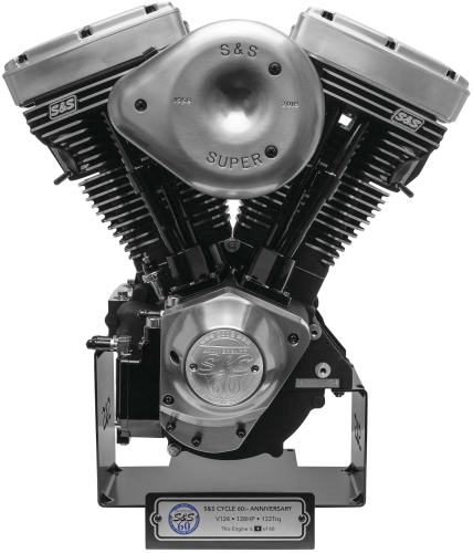 S&S Cycle - S&S Cycle 124in. Evo Anniversary Edition - 60-1958