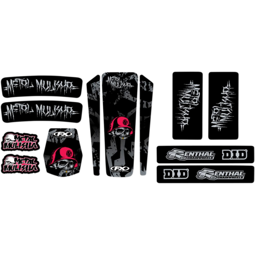 Factory Effex - Factory Effex Metal Mulisha Universal Trim Kit - Honda - 22-50360