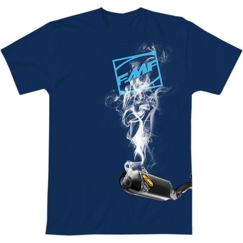 FMF Racing - FMF Racing Boxcage T-Shirt - SP9118996BLU2X - Blue - 2XL