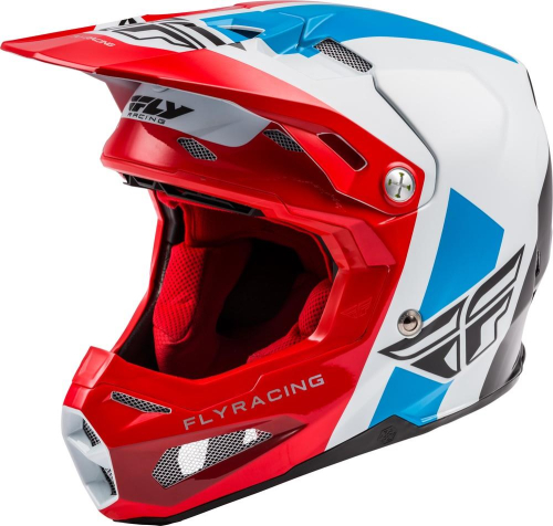Fly Racing - Fly Racing Formula Origin Helmet - 73-4402-5 - Red/White/Blue - Small