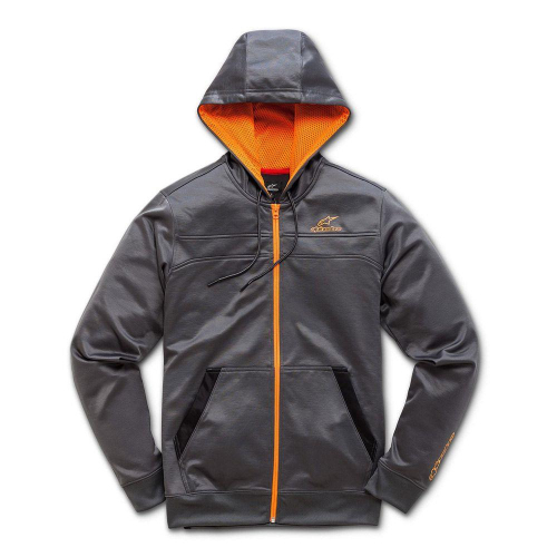 Alpinestars - Alpinestars Freeride Fleece Front Zip Hoody - 1018-53010-18-2XL - Charcoal - 2XL