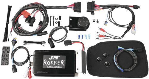 J&M - J&M Rokker XXR 350W Bluetooth Amplifier Kit - JAMP-350RK14-BLU