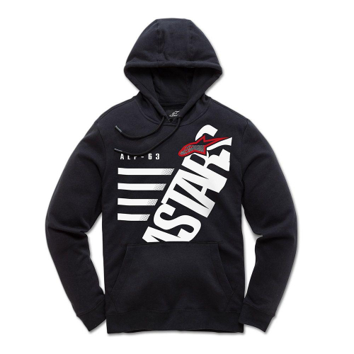 Alpinestars - Alpinestars Bigun Fleece Youth Hoody - 1038-51002-1020-L - Black/White - Large