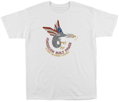 FMF Racing - FMF Racing Triumph T-Shirt - FA8118908-WHT-SM - White - Small