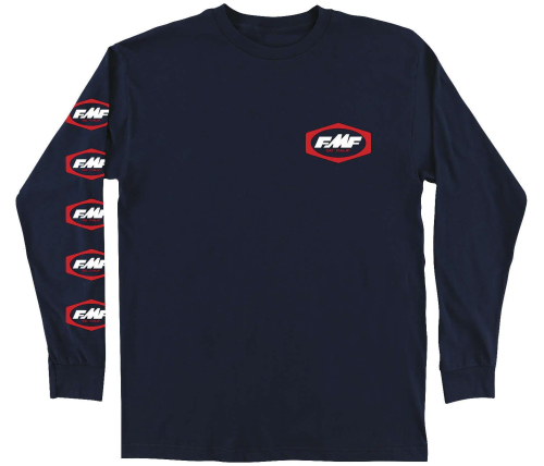 FMF Racing - FMF Racing Dash Long Sleeve Tee - FA811900-NVY-2XL - Navy - 2XL