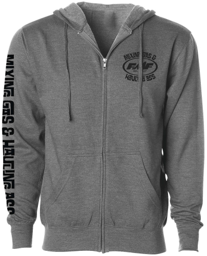 FMF Racing - FMF Racing Boogie Zip Fleece - FA8122900-HGR-LG - Heather Gray - Large