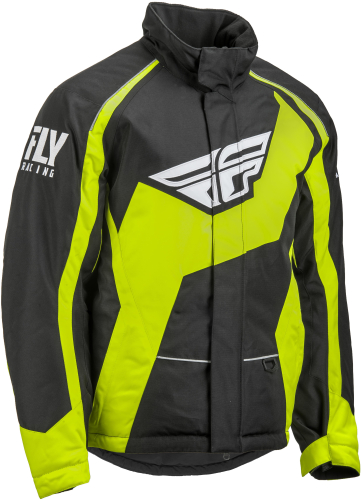Fly Racing - Fly Racing Outpost Jacket - 470-4097S - Black/Hi-Vis - Small