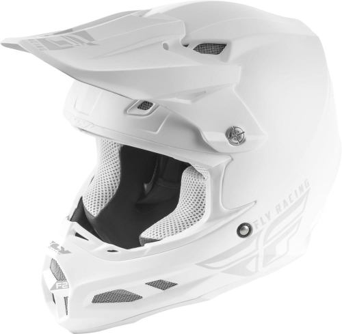 Fly Racing - Fly Racing F2 Carbon MIPS Solid Helmet - 73-4241-4 - White - X-Small