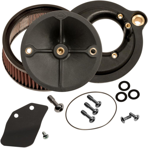 S&S Cycle - S&S Cycle Super Stock Stealth Air Cleaner Kit for Stock Engines - 170-0354A