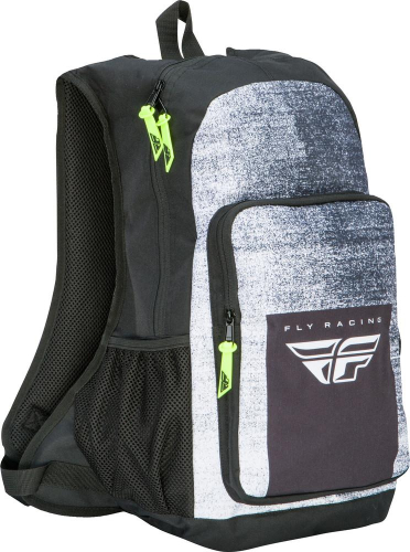 Fly Racing - Fly Racing Jump Pack Backpack - 18in. H x 14in. W x 6in. D - Noiz White - 28-5155