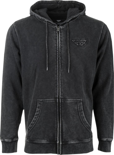 Fly Racing - Fly Racing Snow Wash Hoodie - 354-02302X - Black - 2XL
