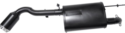 BikeMan Performance - BikeMan Performance Single Barrel Slip-On - Ceramic Black - 17-313-CB
