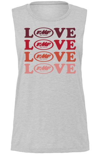 FMF Racing - FMF Racing True Love Womens Tank - SU8423901-HGR-WLG - Gray - Large