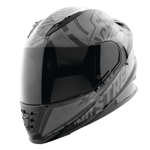 Speed & Strength - Speed & Strength SS1600 Sure Shot Helmet - 1111-0611-3954 - Black/Gray - Large