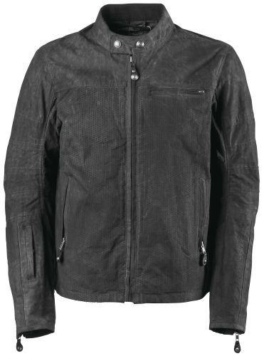 RSD - RSD Ronin Perforated Waxed Cotton Jacket - 0801-0274-0052 - Black - Small