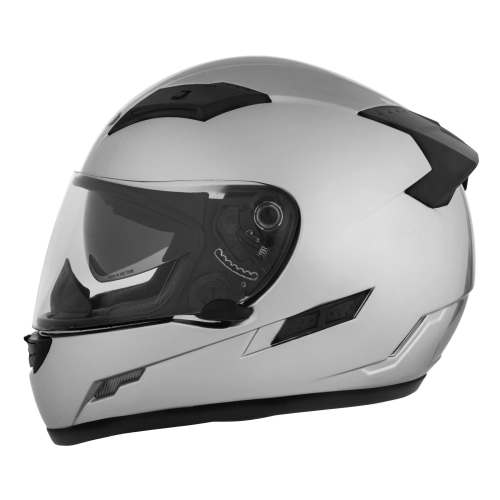 Cyber Helmets - Cyber Helmets US-80 Solid Helmet - US80-LTSIL-2XL - Silver - 2XL
