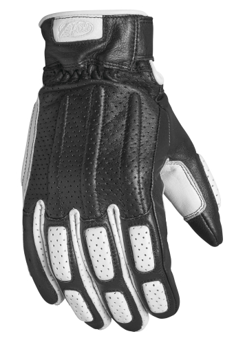 RSD - RSD Rourke Leather Gloves - 0802-0115-2157 - Black/White - 3XL