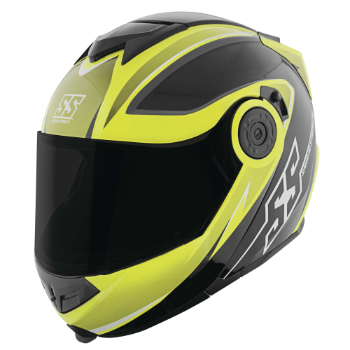 Speed & Strength - Speed & Strength SS1710 Split Decision Helmet - 1111-0612-6756 - Hi-Vis/Black - 2XL