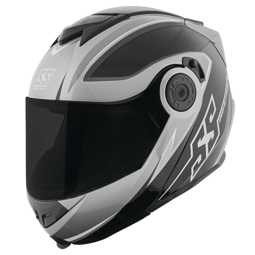 Speed & Strength - Speed & Strength SS1710 Split Decision Helmet - 1111-0612-3951 - Black/Gray - X-Small