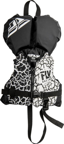 Fly Racing - Fly Racing Floatation Infant Vest - 112424-702-000-18 - Black/White - Under 30 Lbs.