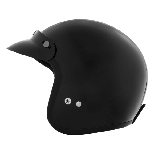 Cyber Helmets - Cyber Helmets U-382 Solid Helmet - U382-BLK-LG - Black - Large