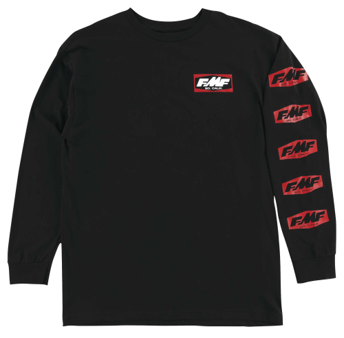 FMF Racing - FMF Racing Easy Long Sleeve T-Shirt - HO7119902-BLK-SM - Black - Small