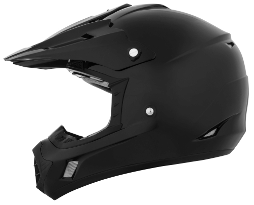 Cyber Helmets - Cyber Helmets Cyber UX-24 Solid Helmet - UX24-BLK-MD - Black - Medium