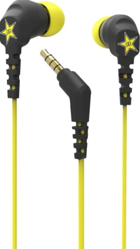 Scosche - Scosche Thudbuds - Black/Yellow - HP200RSBKYL