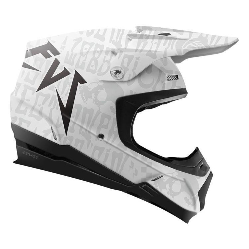EVS - EVS T5 Evilution Helmet - HE18T5EV-W-L - White - Large